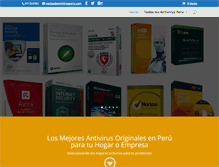 Tablet Screenshot of antivirusperu.com